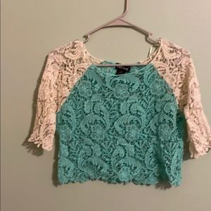 Wet Seal Lace Crop Top